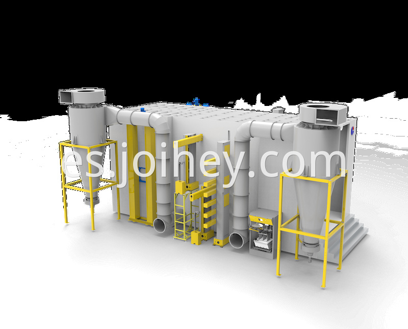 Engineering Machinery Powder Coating Booth 